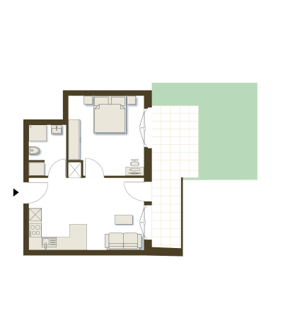 02 | orientation Est - niv Rez 