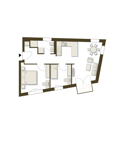 14| type loft, orientation Sud - niv Rez 