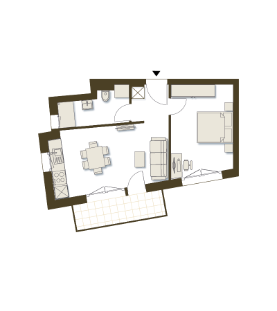 05| orientation Sud - niv Rez 