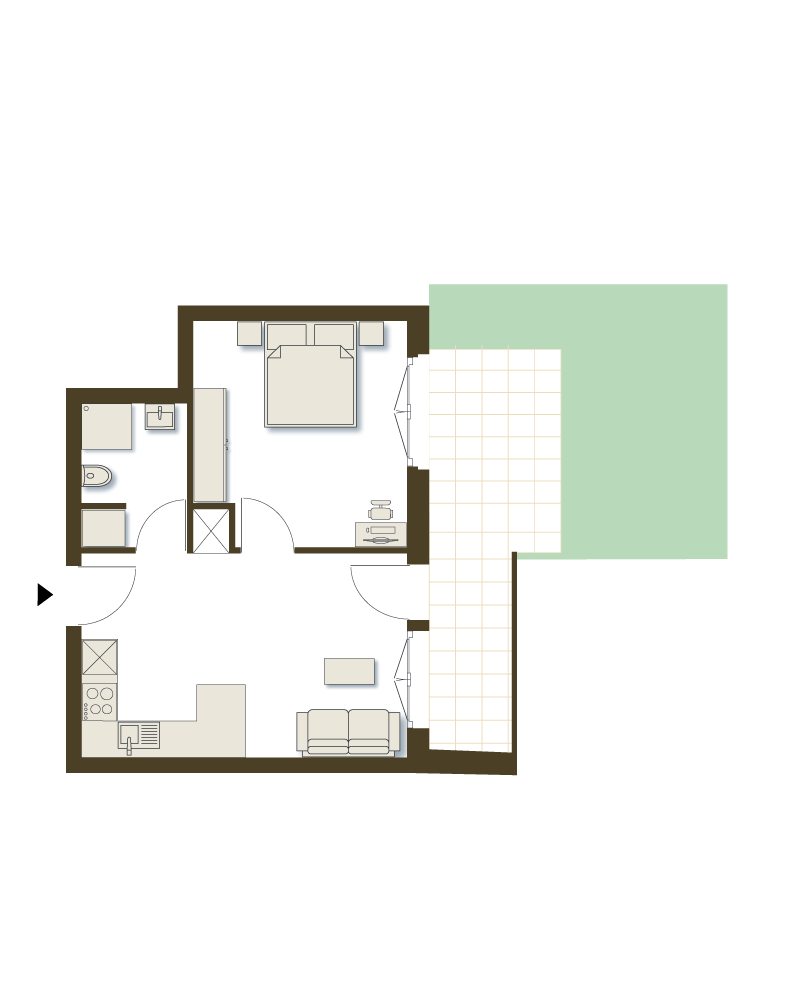 02 | orientation Est - Rez 