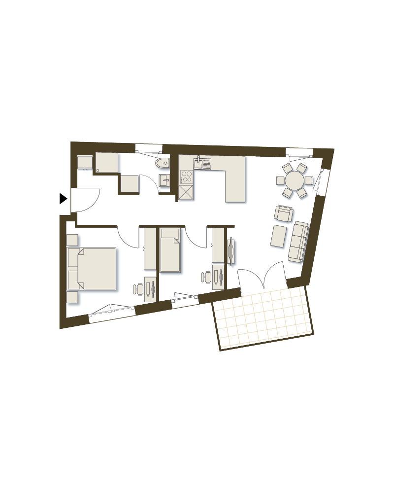 10| orientation Sud - Rez 