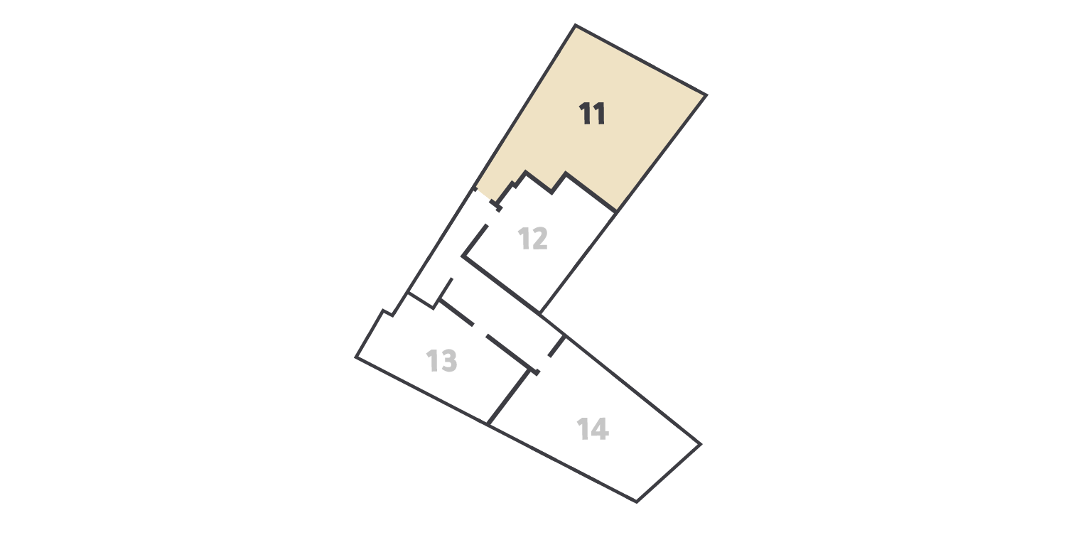 11| type loft, orientation Nord - keyplan