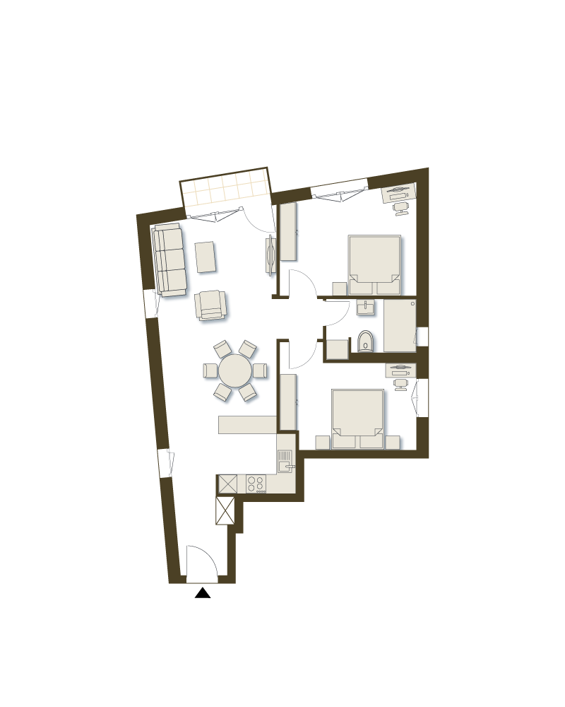 11| type loft, orientation Nord - Rez 