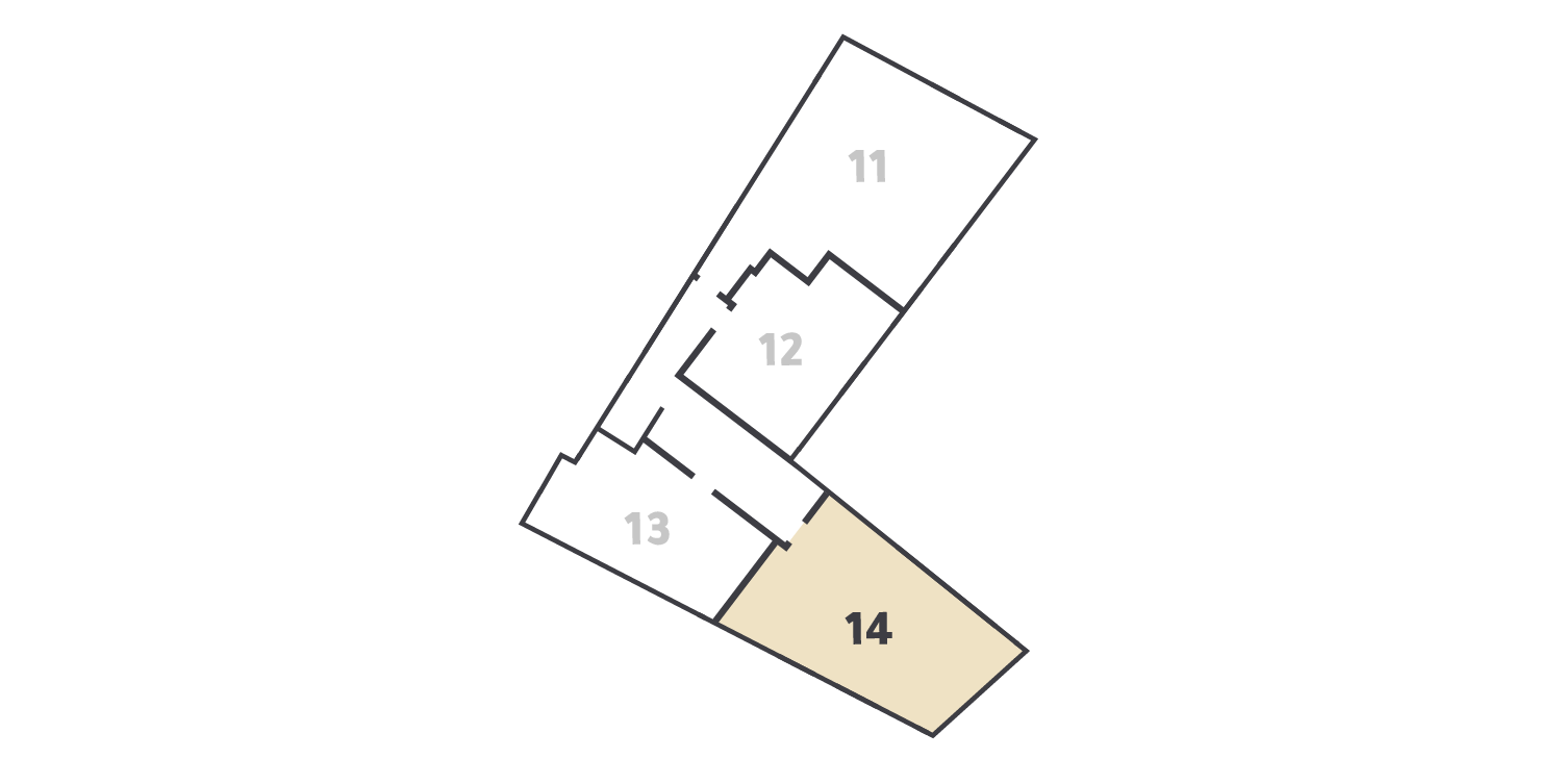 14| type loft, orientation Sud - keyplan